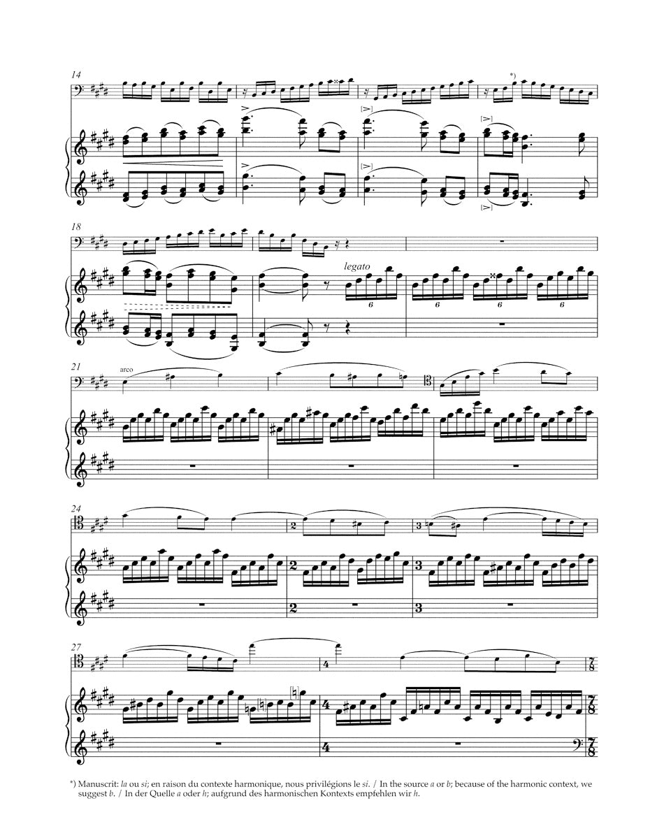 Saint-Saens Sonata for Violoncello and Piano D major (Incomplete)