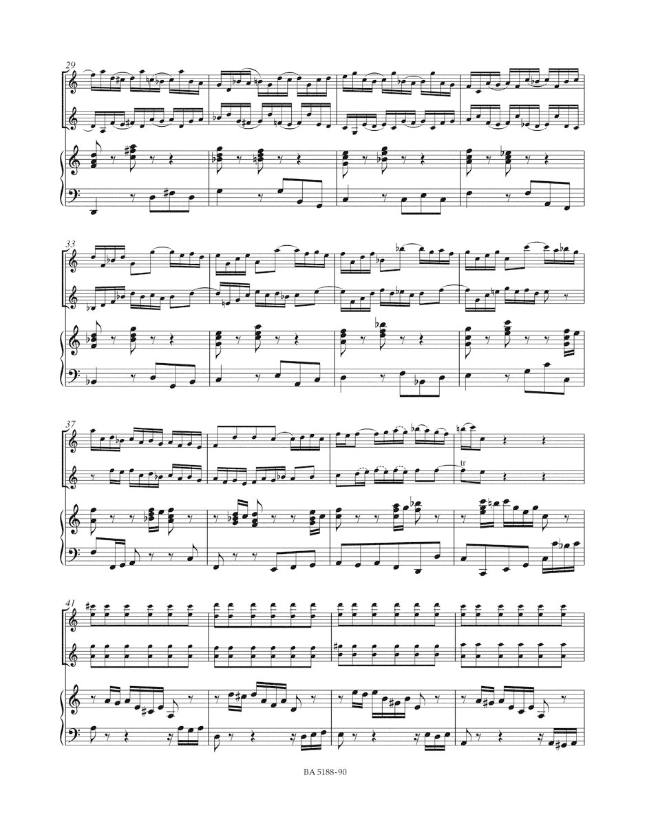 Bach Double Concerto for 2 Violins, Strings and Basso continuo D minor BWV 1043