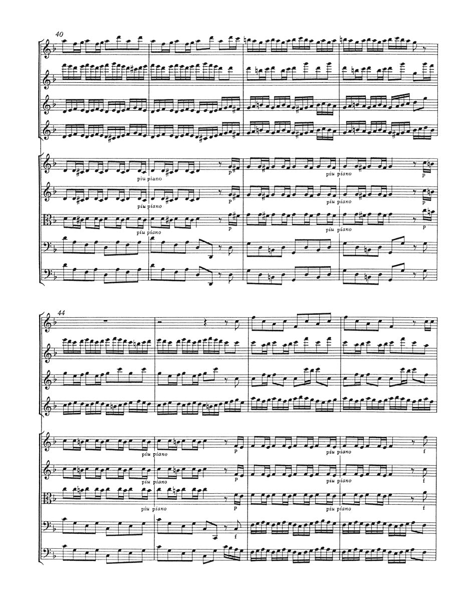 Bach Brandenburg Concerto Nr. 2 F major BWV 1047