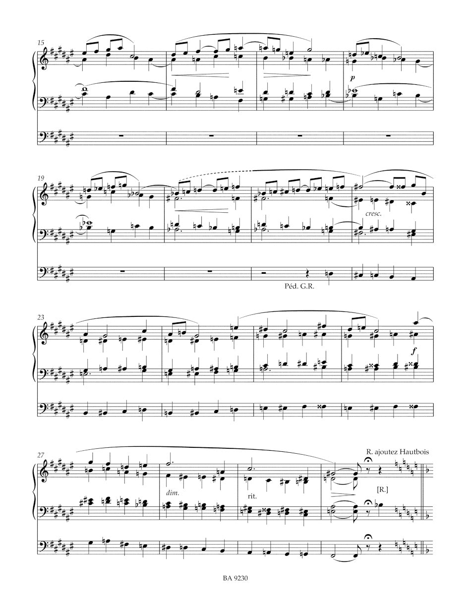 Vierne: Pièces de fantaisie, Op. 55 - (Quatrième Suite)