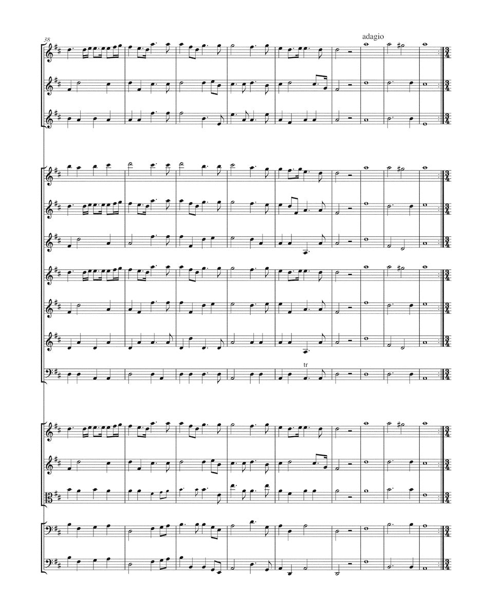 Handel Music for the Royal Fireworks HWV 351