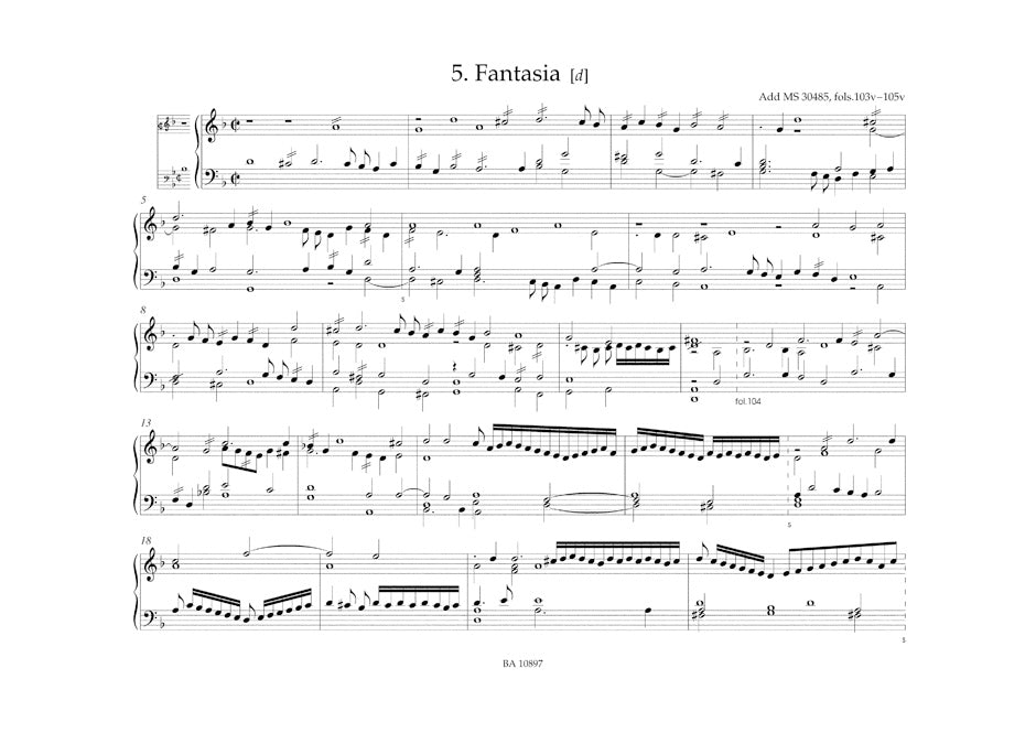 Byrd Organ and Keyboard Works -Fantasias and Related Works-