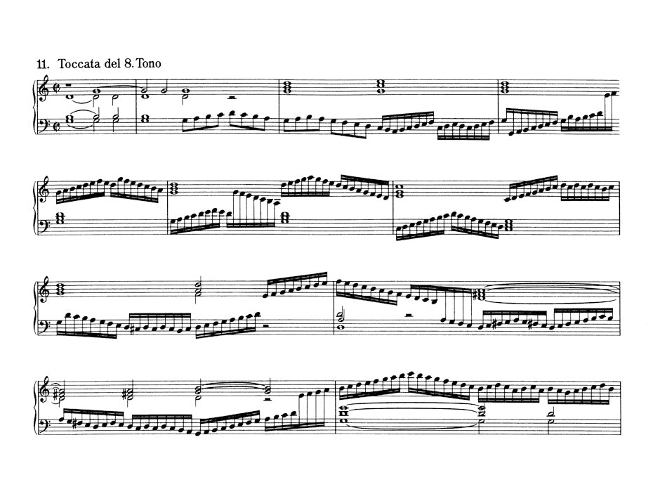 Gabrieli Intonations for Organ or Harpsichord