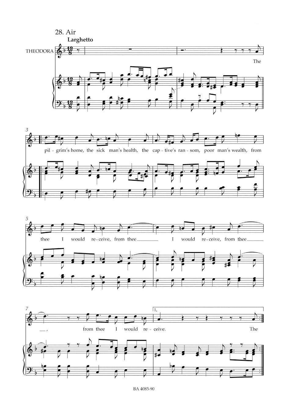 Handel Theodora HWV 68 -Oratorio in three Parts-