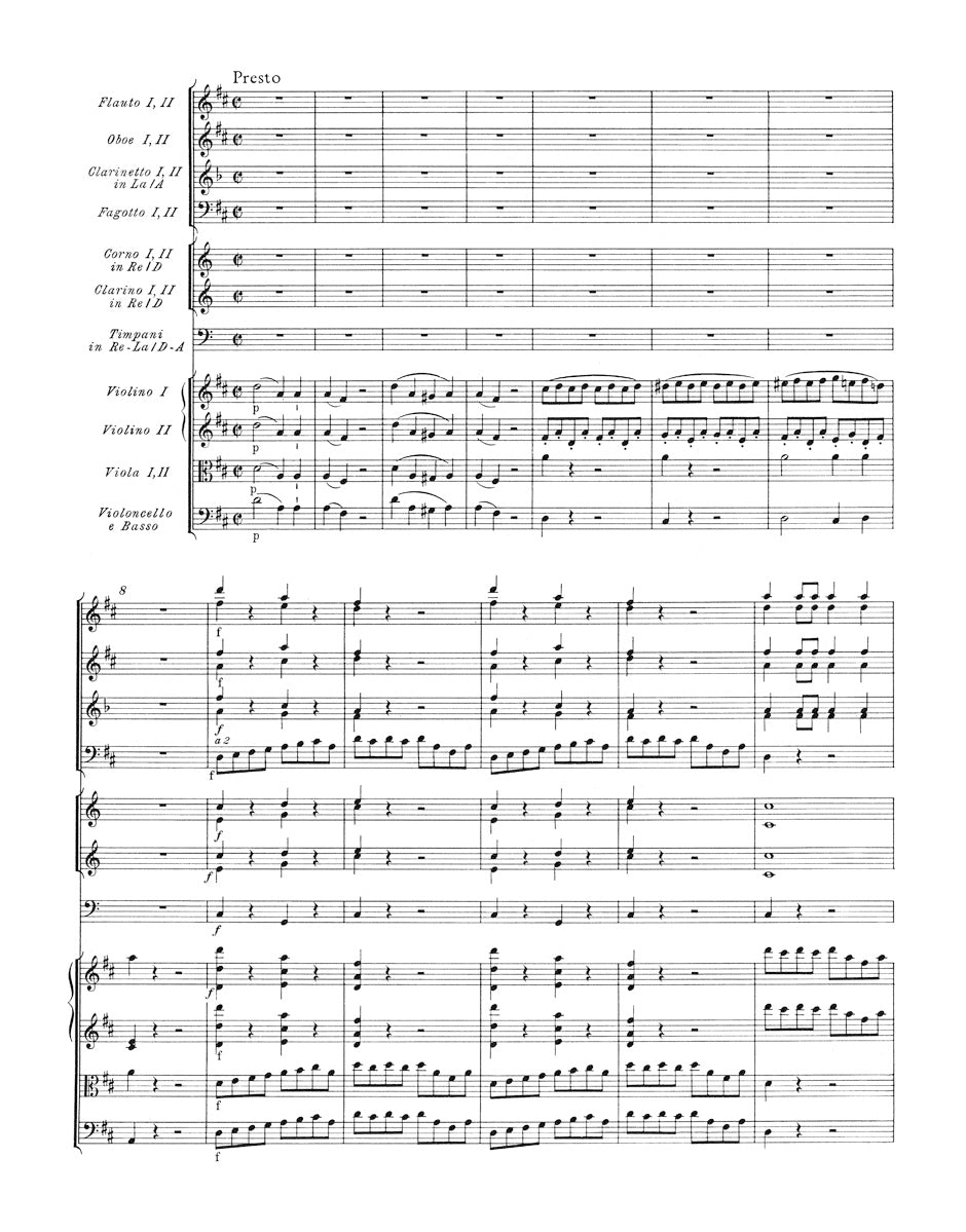 Mozart Symphony Nr. 35 D major K. 385 "Haffner Symphony"