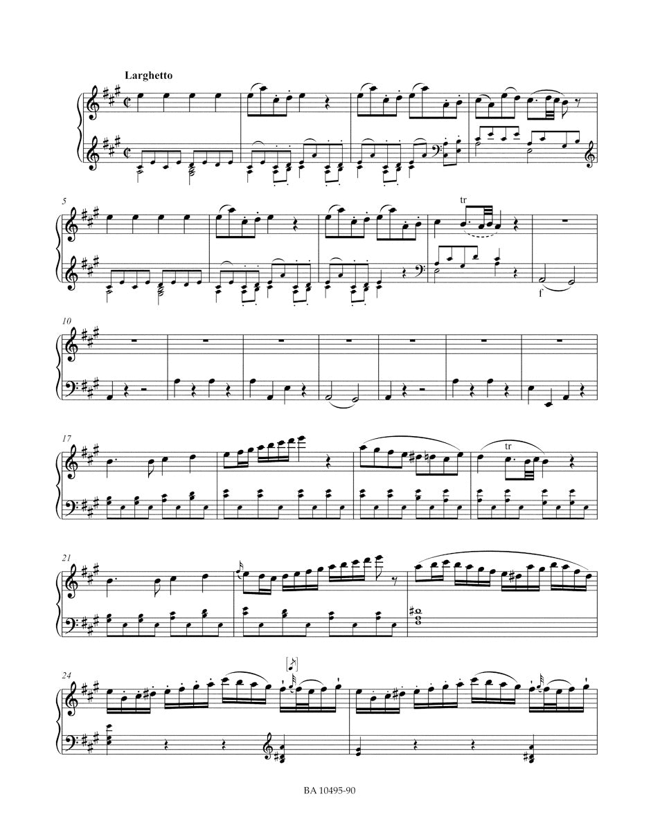 Mozart Concerto for Pianoforte and Orchestra Nr. 26 D major K. 537 "Coronation Concerto"