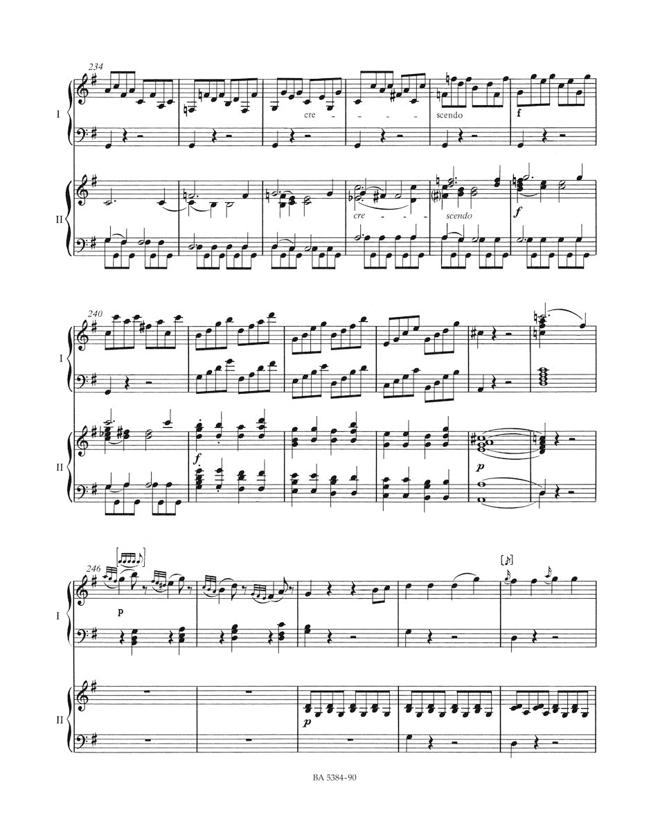 Mozart Concerto for Piano and Orchestra No. 17 G major K. 453 (Piano Reduction)