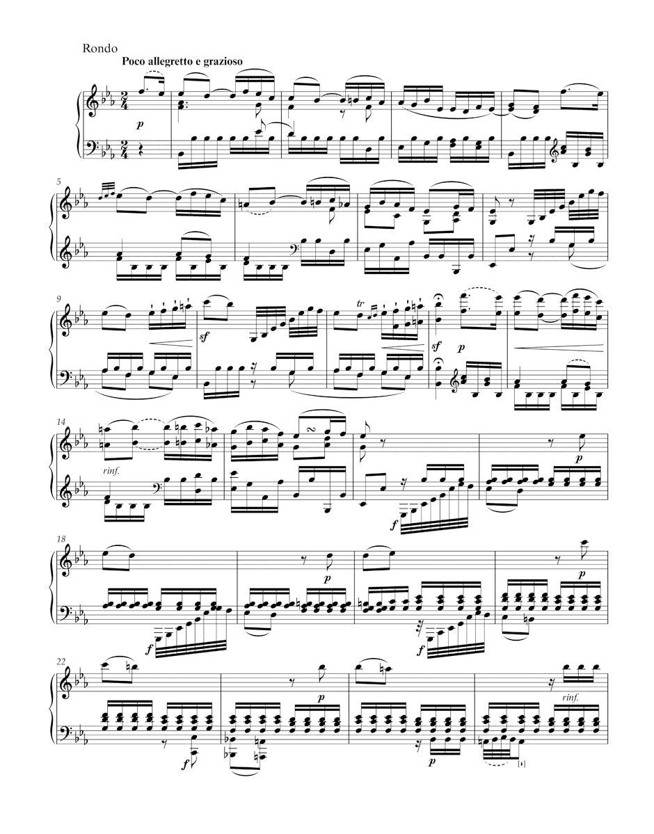 Beethoven Grande Sonate for Pianoforte E-flat major op. 7