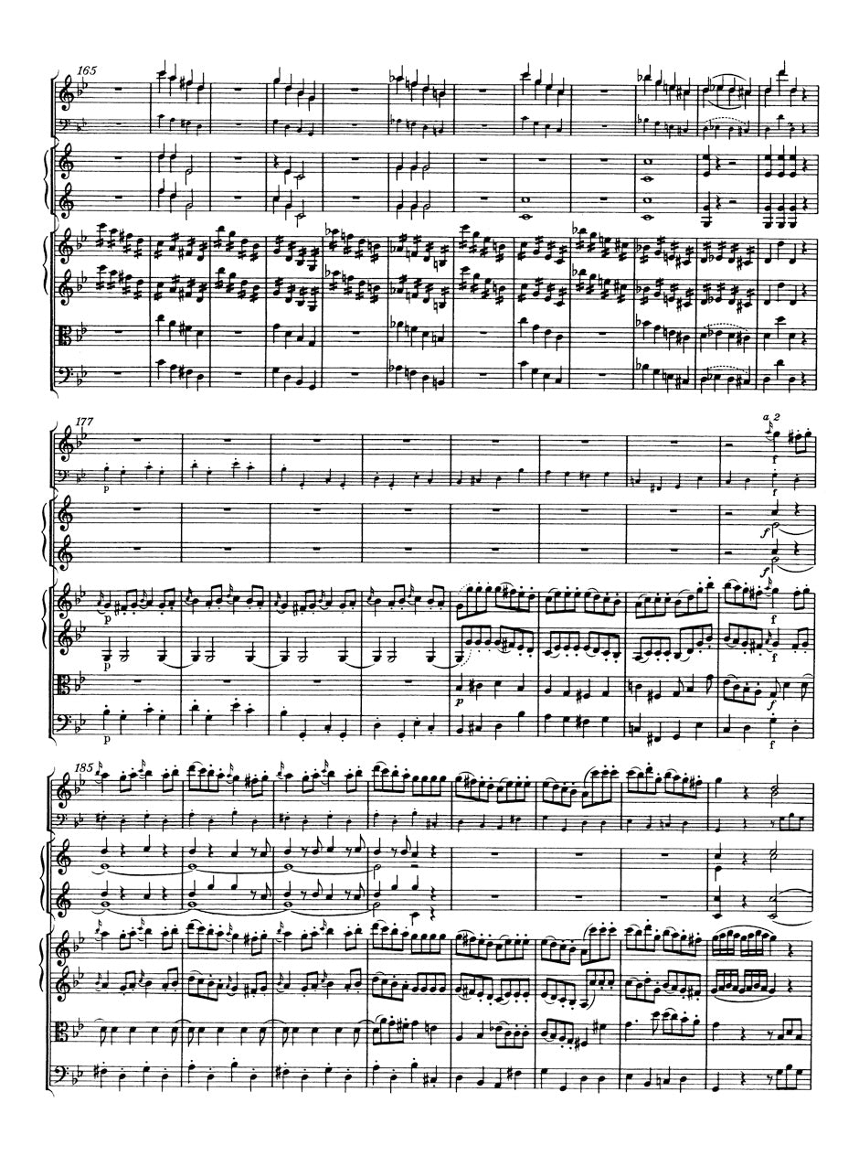 Mozart Symphony Nr. 25 G minor K. 183 (K.6: 173 dB)