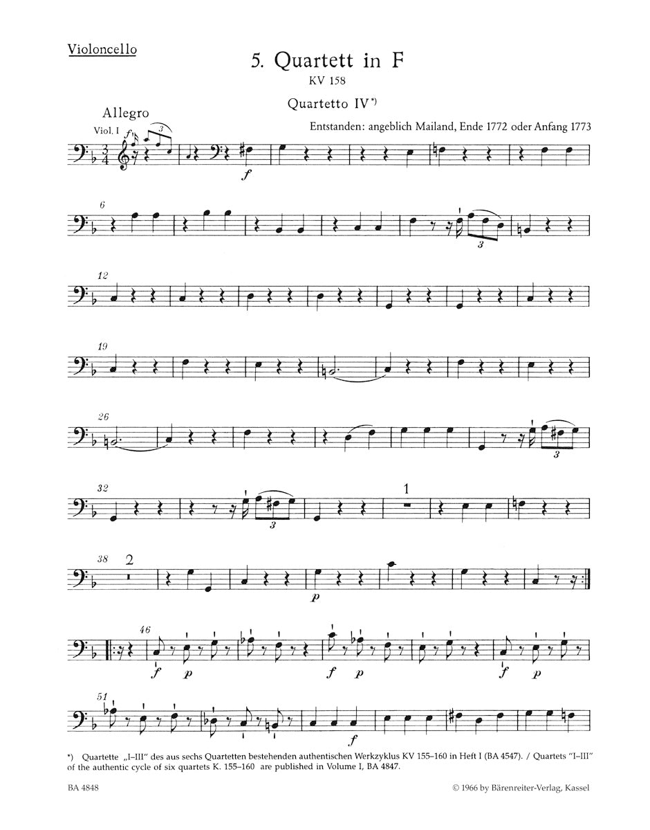 Mozart The Thirteen Early String Quartets Volume 2 (Nos 5-7)