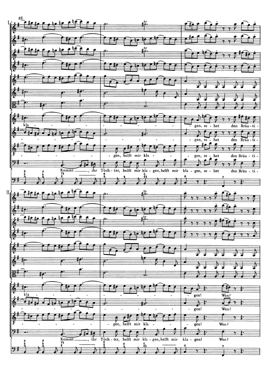 Bach St. Matthew Passion BWV 244 Study Score