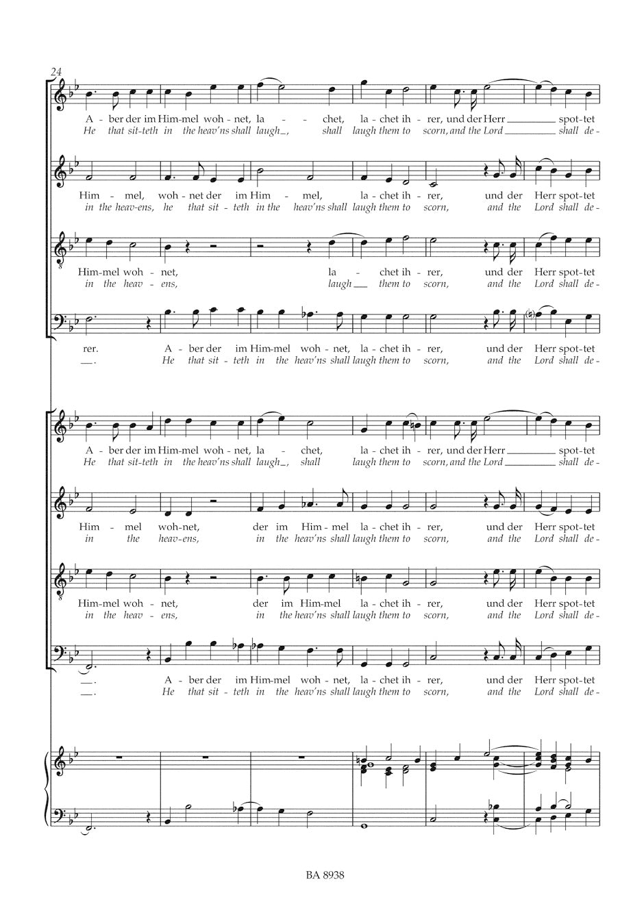 Mendelssohn Why rage fiercely the Heathen op. 78 (Psalm No. 2)