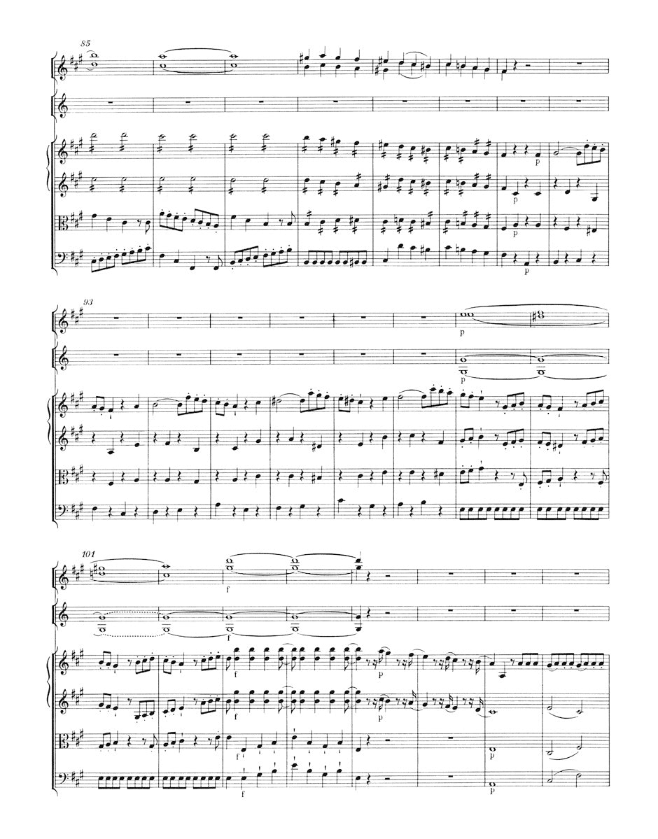 Mozart Symphony Nr. 29 A major K. 201(186a)