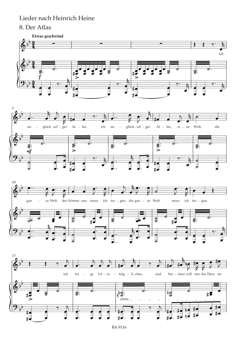 Schubert Schwanengesang. Thirteen Songs on poems by Rellstab and Heine D 957 / "Die Taubenpost" D 965 A (High Voice)