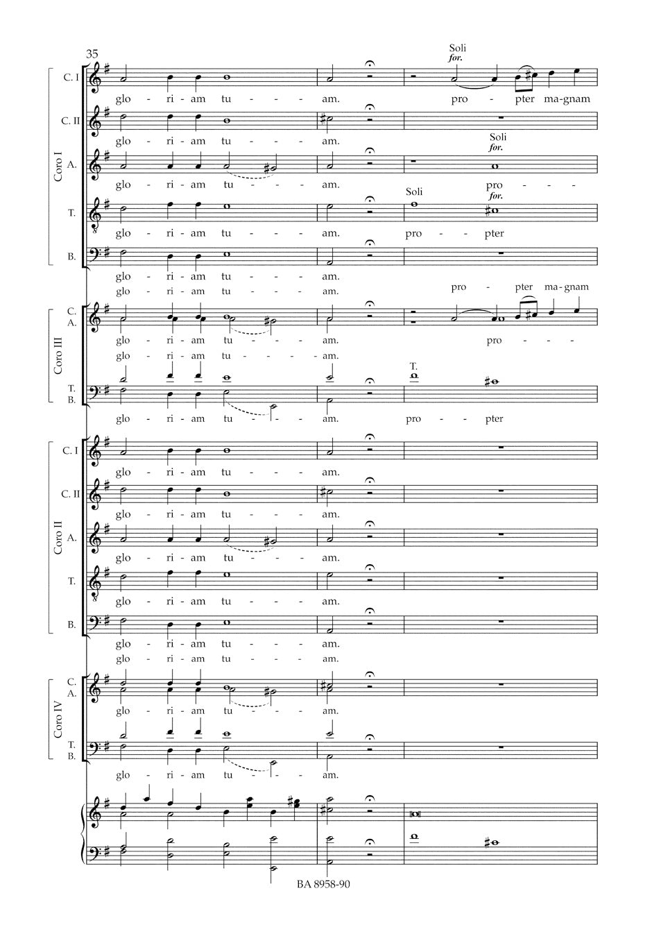 Pergolesi Mass F major "Missa Romana"