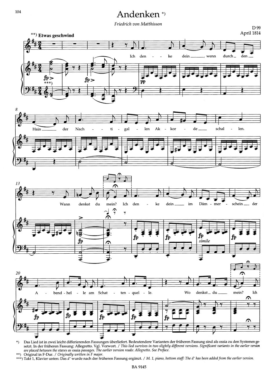 Schubert Lieder, Volume 5 (Low Voice)