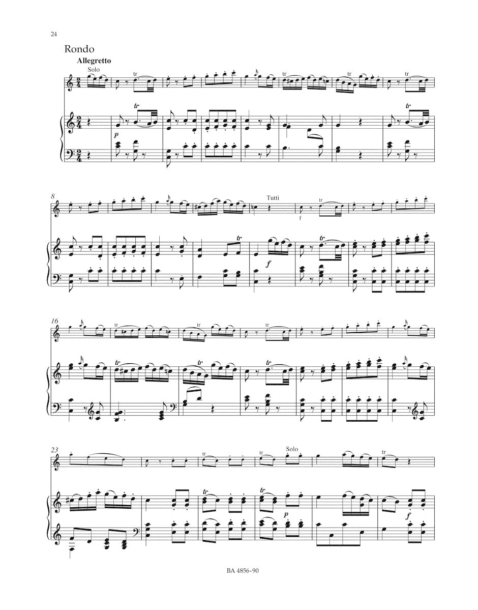 Mozart Concerto for Oboe and Orchestra C major K. 314 (285d)