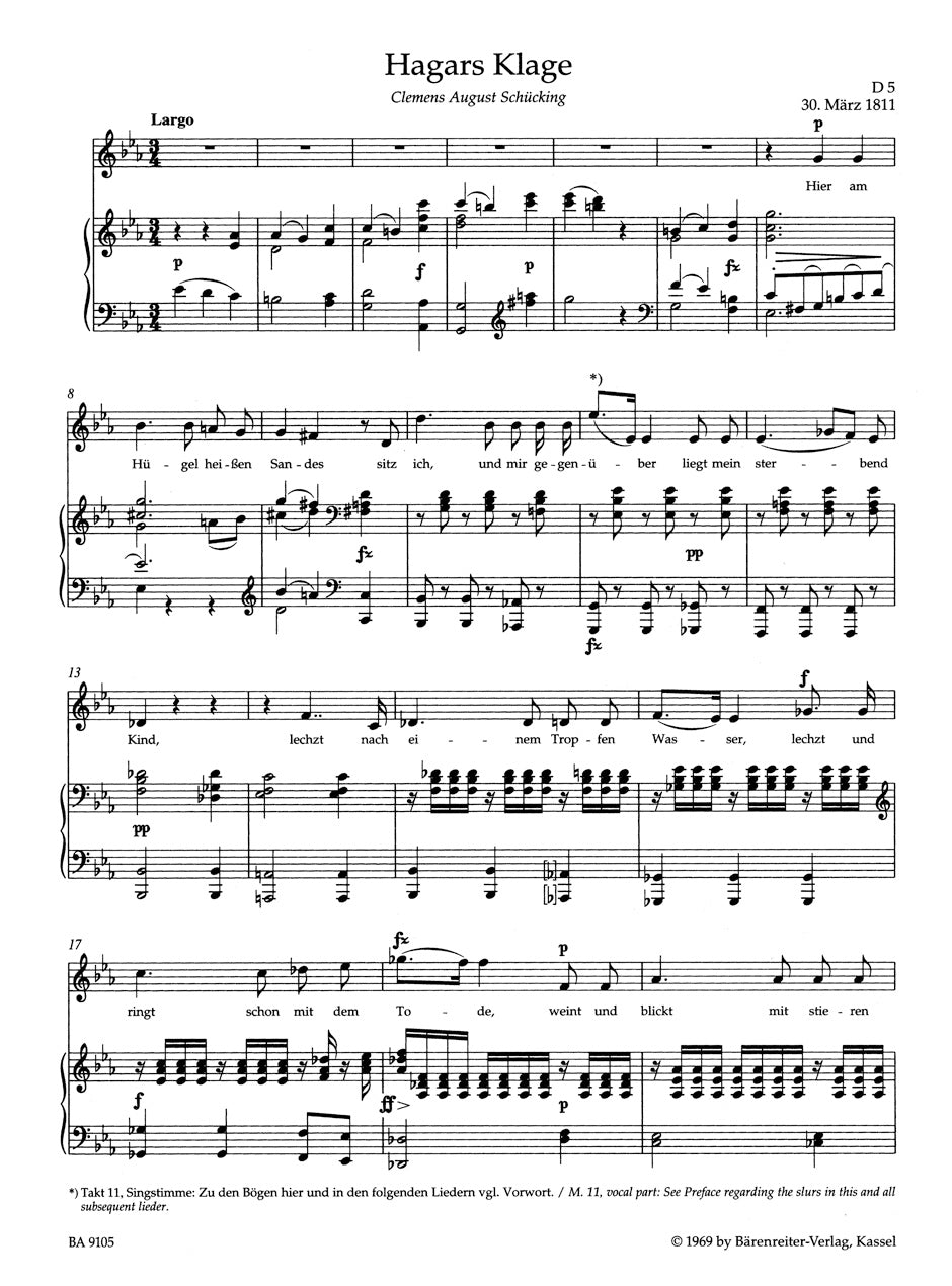 Schubert Lieder, Volume 5 (High Voice)