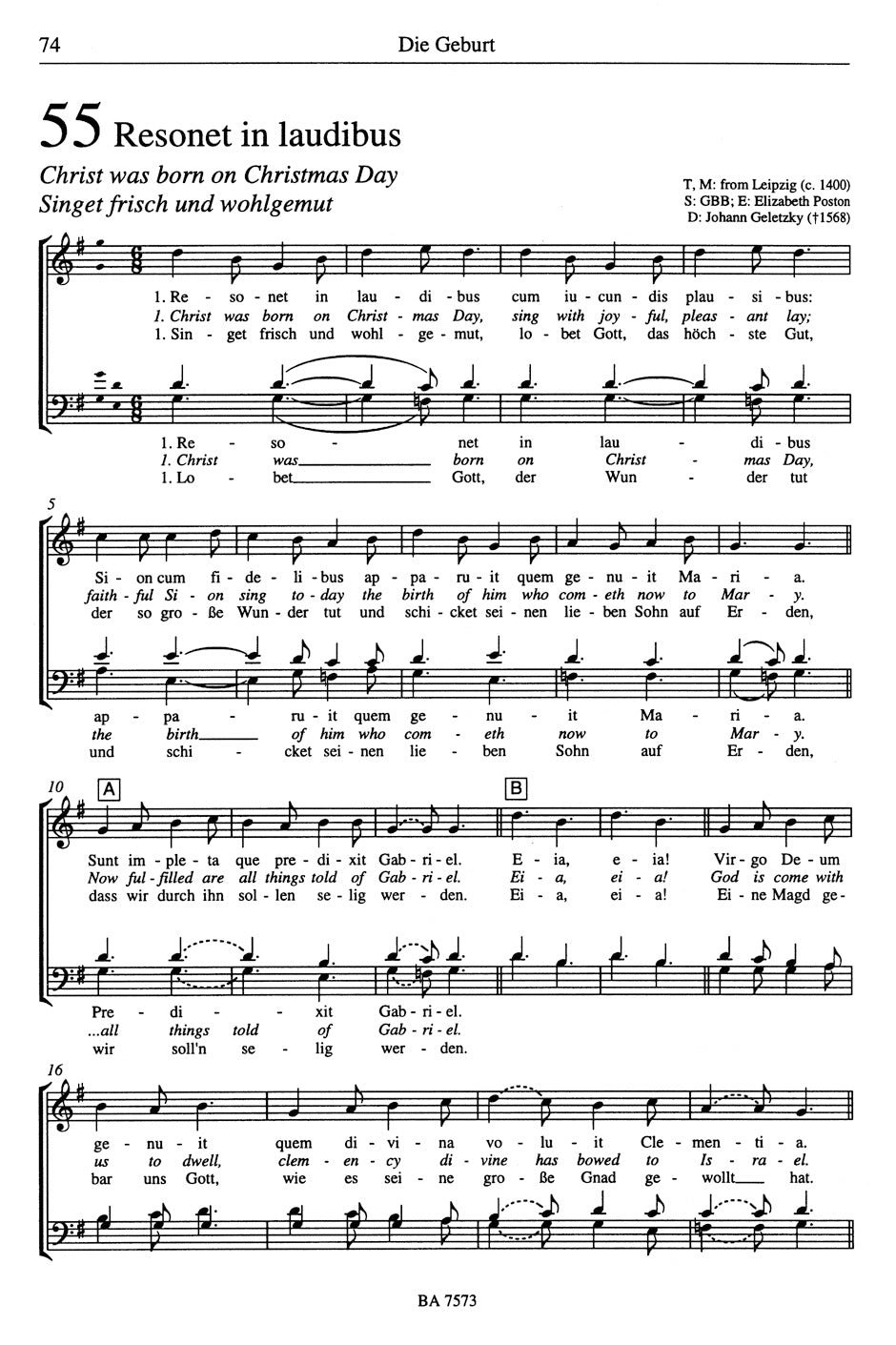 Christmas a cappella -Christmas carols for Mixed voices- O/P