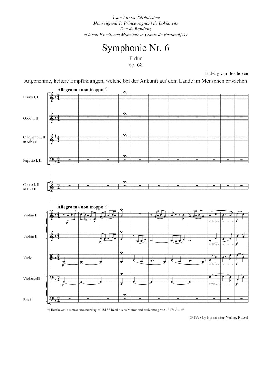 Beethoven The Nine Symphonies (9 study scores in a boxed set)