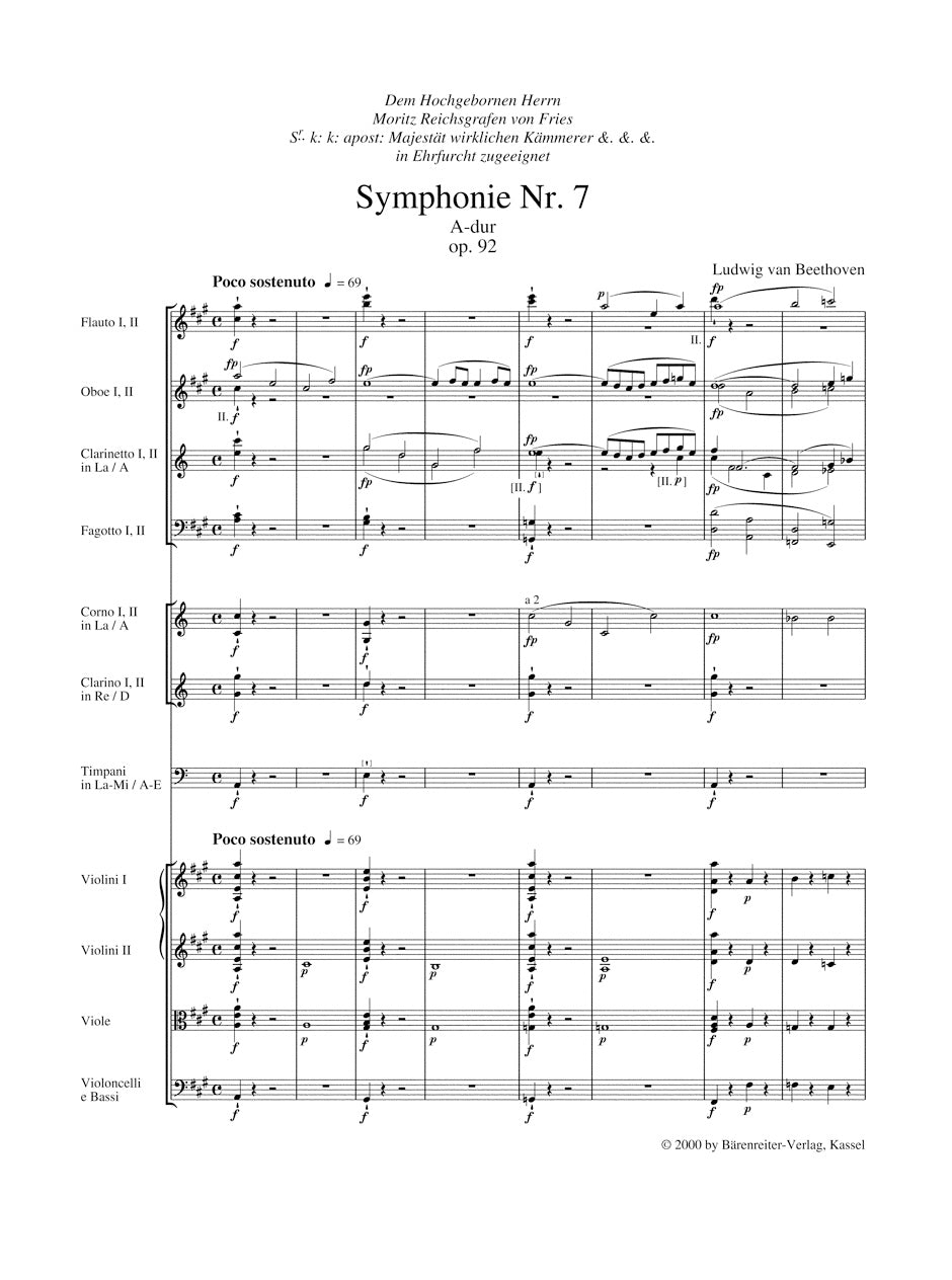 Beethoven The Nine Symphonies (9 study scores in a boxed set)