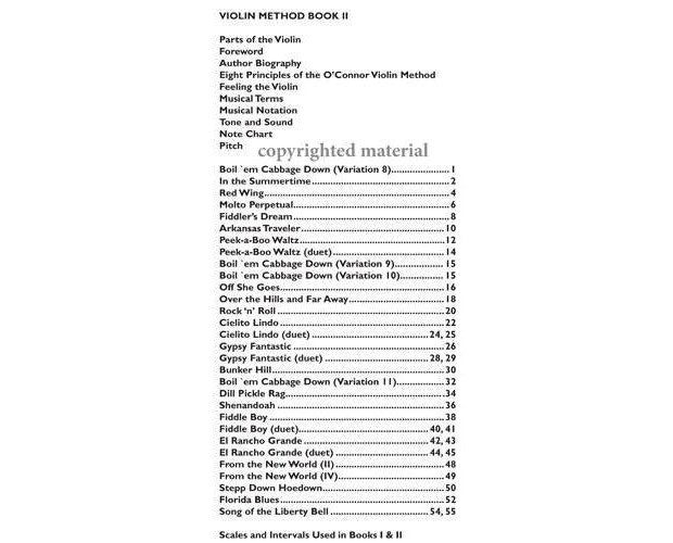 O'Connor Violin Method Book 2