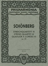 Schoenberg String Quartet No. 3 Op. 30 Study Score