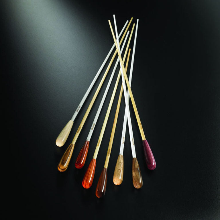 Mollard 12" P Series Baton - Walnut Handle with White Shaft