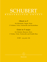 Schubert Octet in F major Opus Posthumous 166 D 803