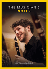Musician's Notes Bärenreiter Notebook "Clarinet