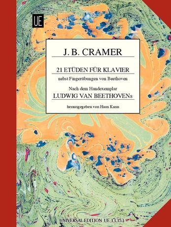 Cramer 21 Studies for piano with Beethoven's exercises for agility