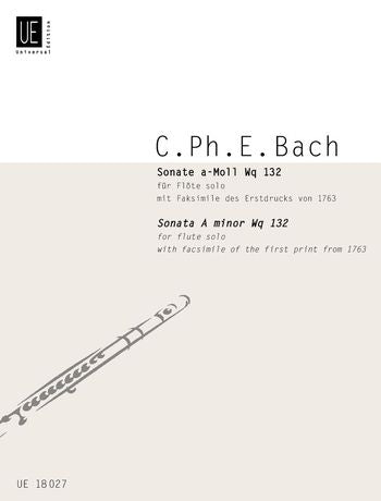 C.P.E. Bach Sonata A minor for flute Wq. 132