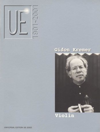 UE Jubilee Album-Gidon Kremer for Violin