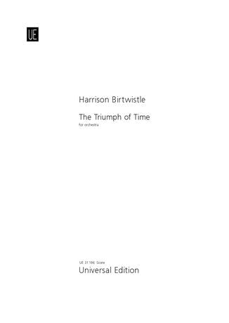 Birtwistle The Triumph of Time Full Score