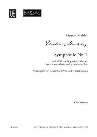 Mahler Symphony No. 2 Resurrection Choral Score