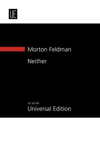 Feldman Neither for soprano and orchestra