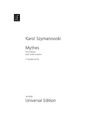 Szymanowski: Mythes: 3. Dryades et Pan for violin and piano - op. 30/3