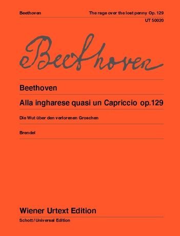 Beethoven: Alla ingharese „Die Wut über den verlorenen Groschen“ for piano - op. 129