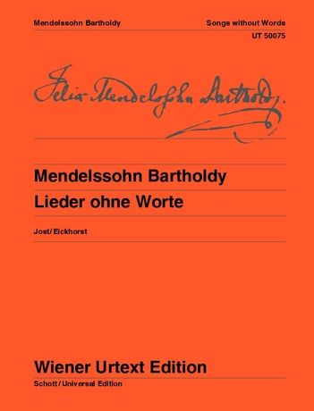 Mendelssohn Songs without Words for piano