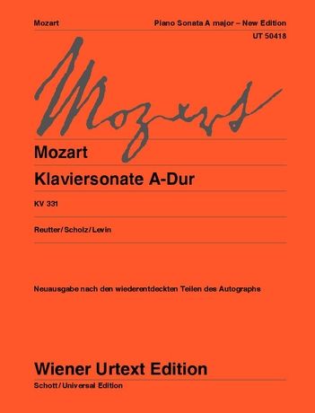 Mozart: Sonata for piano A major KV 330i (331)