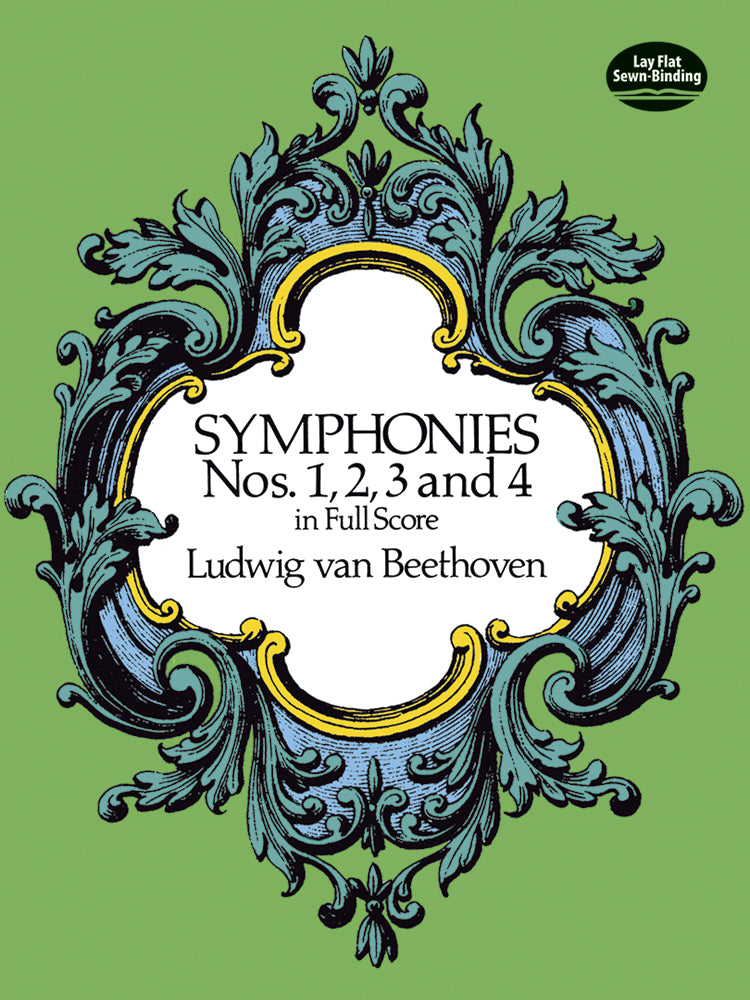 Beethoven Symphonies Nos. 1, 2, 3 and 4 in Full Score