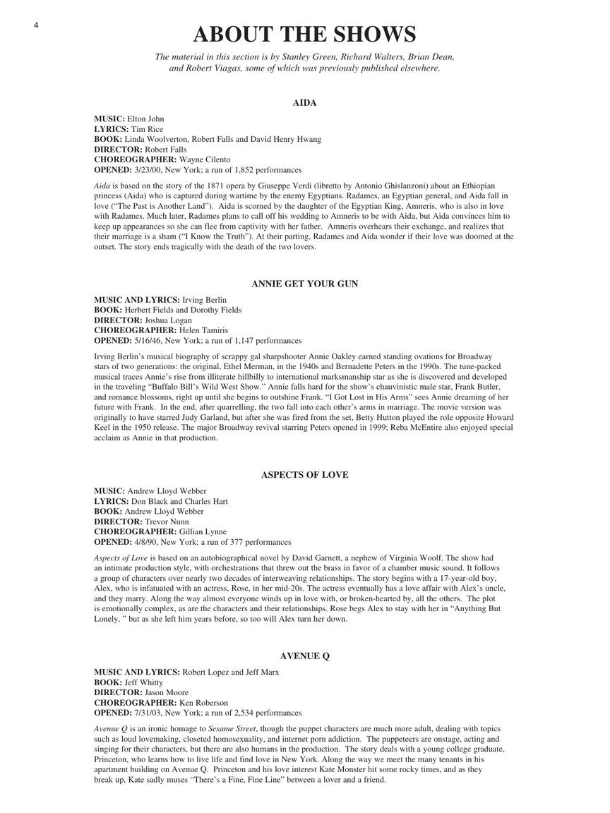 Singer's Musical Theatre Anthology - Volume 4