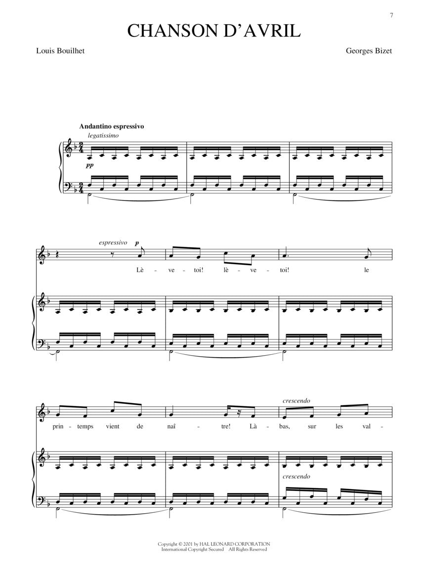 Favorite French Art Songs - Volume 2 High Voice