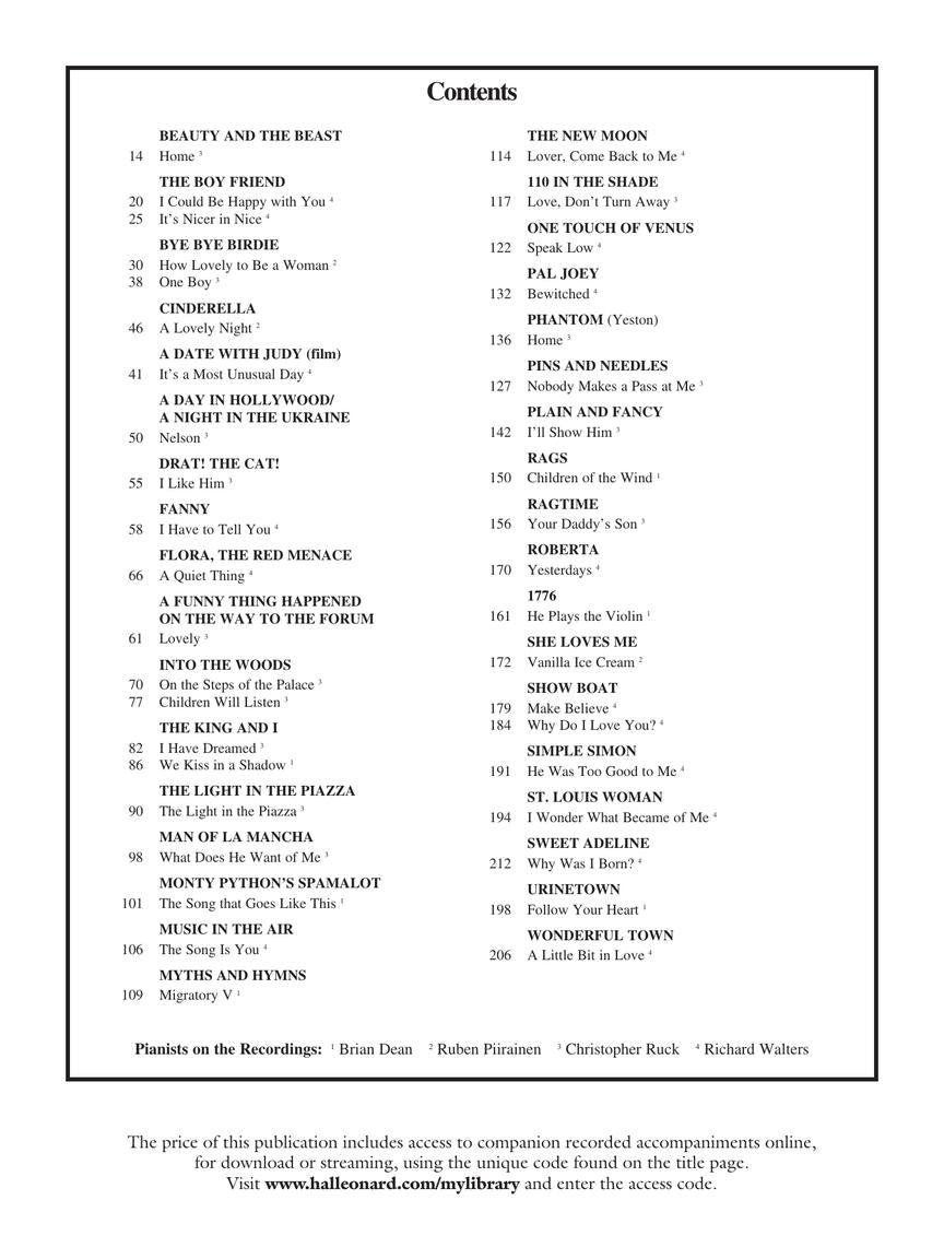 Singer's Musical Theatre Anthology Volume 4 Soprano Book Online Audio