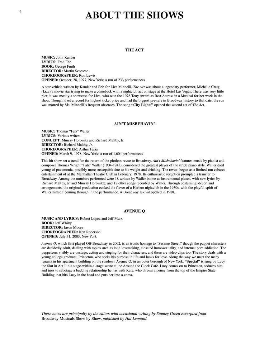 Singer's Musical Theatre Anthology Mezzo-Soprano/Belter Volume 5