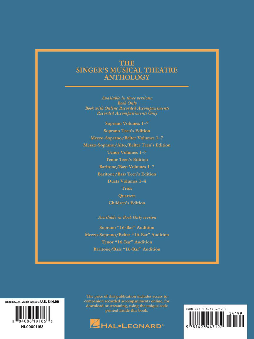 Singer's Musical Theatre Anthology Mezzo-Soprano/Belter Volume 5