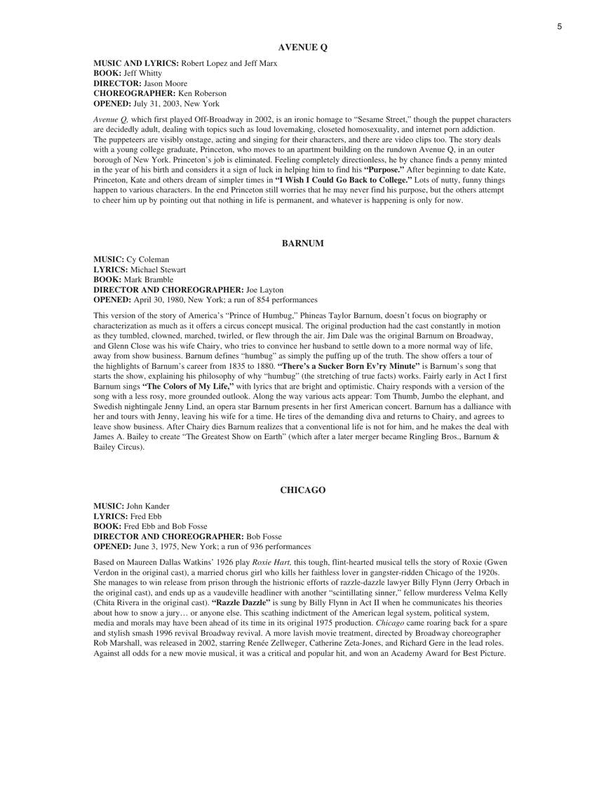 Singer's Musical Theatre Anthology Baritone/Bass Volume 5