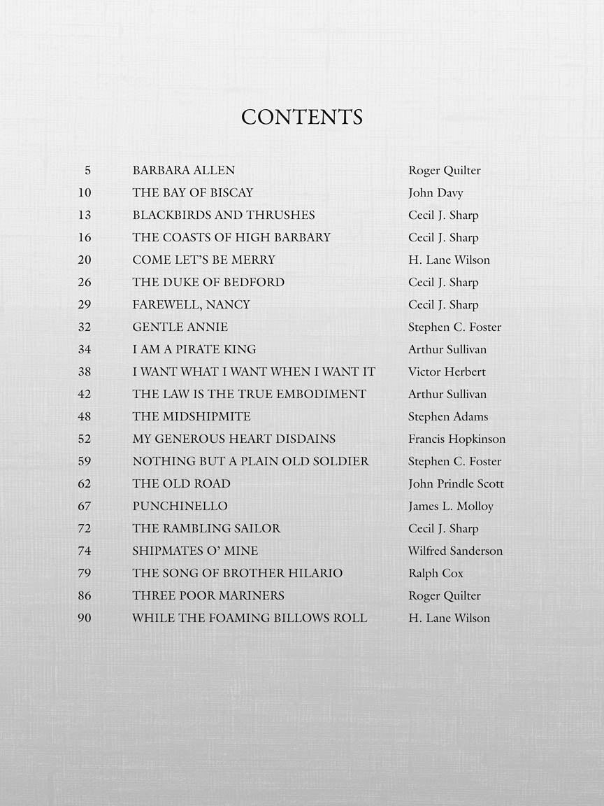 Young Ladies, Shipmates and Journeys - Baritone/Bass Book