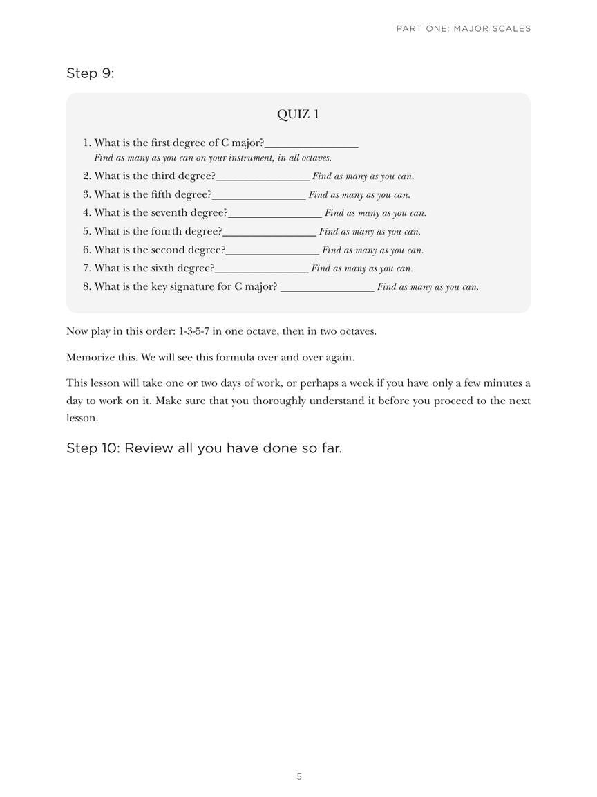 Music Theory Workbook