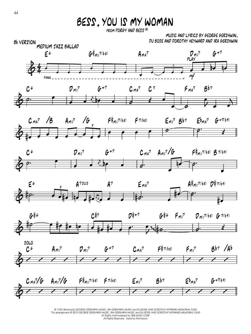 Gershwin: Jazz Play-Along Volume 45